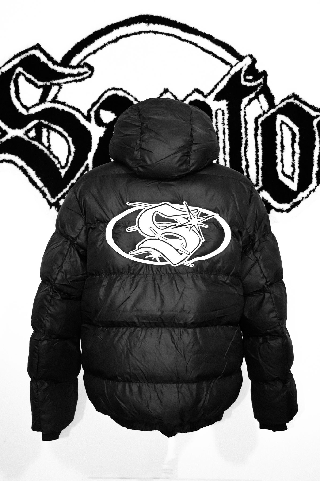 “SANTO” PUFFER JACKET BLACK