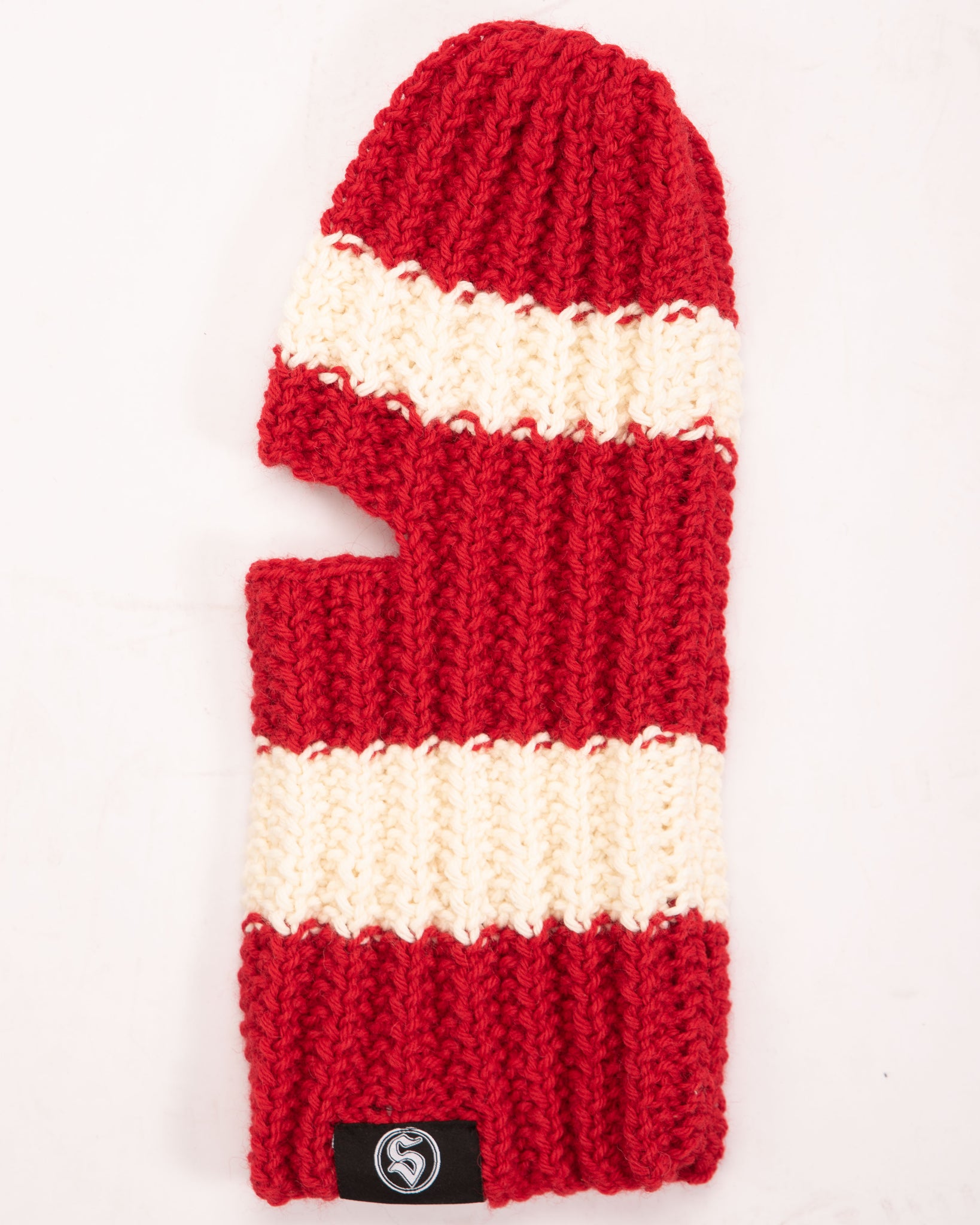 “SANTO” BALACLAVA RED/WHITE