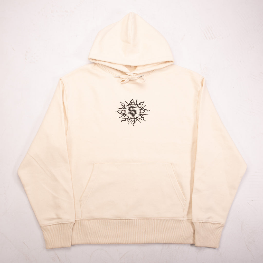 “THE WORLD IS YOURS” HOODIE CREAM
