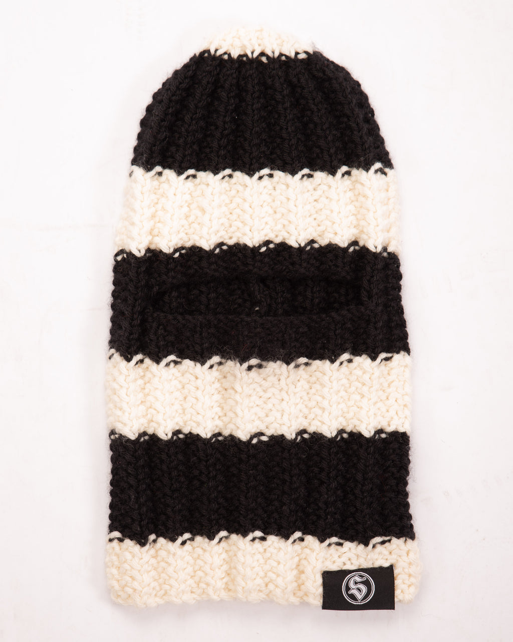 “SANTO” BALACLAVA BLACK/WHITE