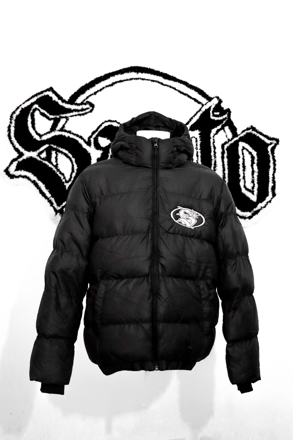 “SANTO” PUFFER JACKET BLACK