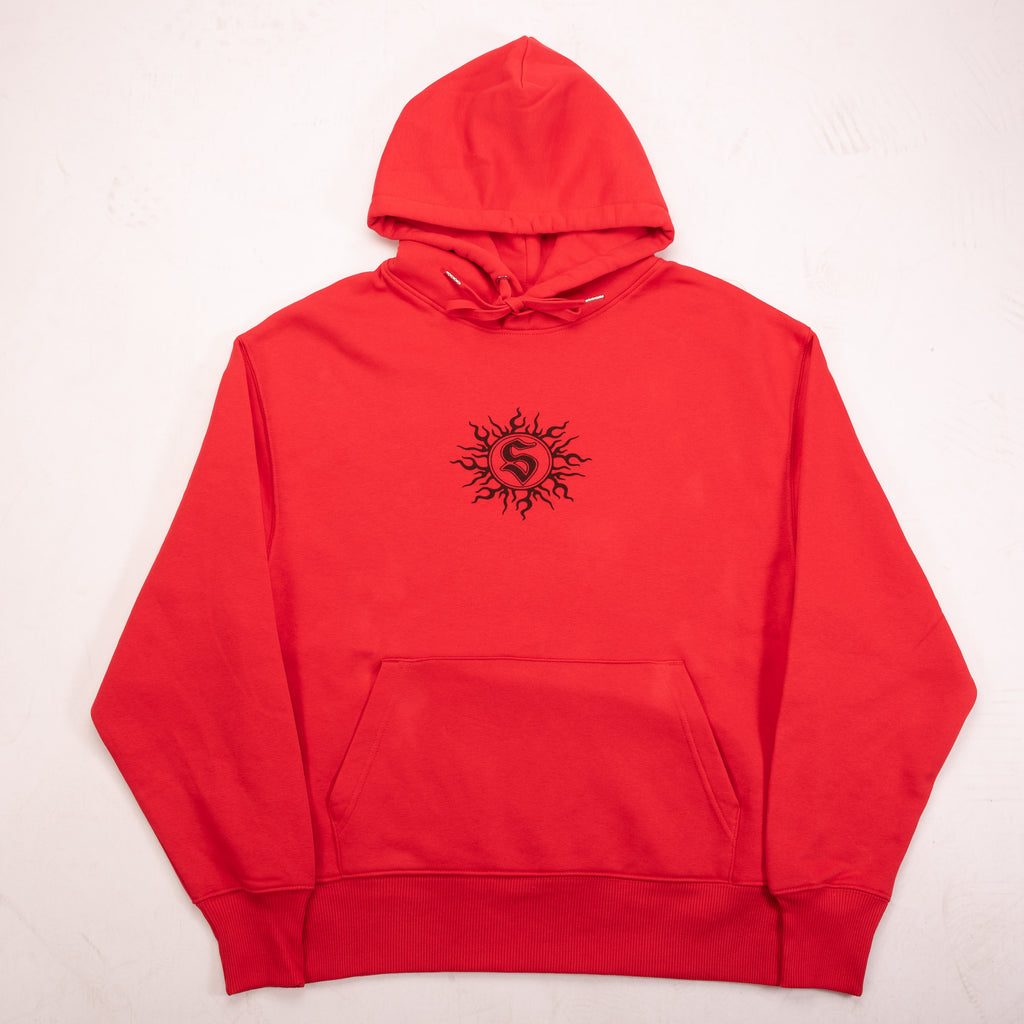 “THE WORLD IS YOURS” HOODIE RED